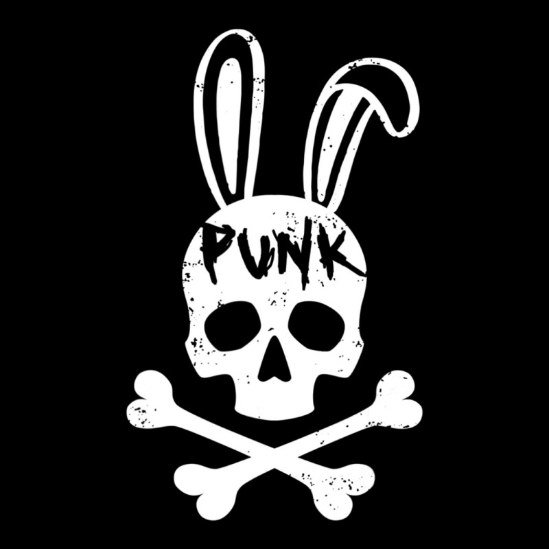 Punk Skull Rabbit Rock Music Aesthetic Subculture Rocker Adjustable Cap by cm-arts | Artistshot