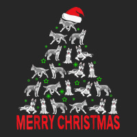 Merry Christmas Tree Siberian Husky T Shirt Women's Pajamas Set | Artistshot