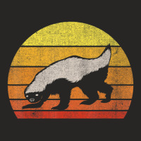 Retro Honey Badger Animal Lover Vintage Ladies Fitted T-shirt | Artistshot