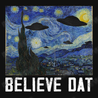 Believe Dat Ufo Aliens Dat Alien Abduction Starry Night Baby Bibs | Artistshot