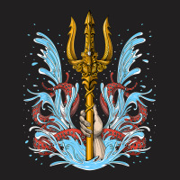 Poseidon Trident Ancient Greek God Mythology Greek Myths T Shirt T-shirt | Artistshot