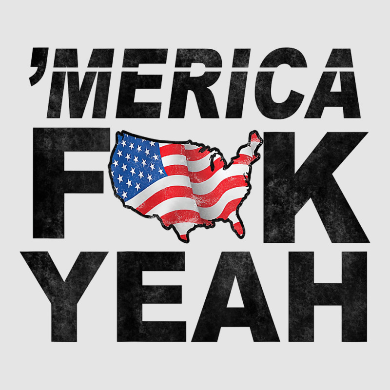 Merica Fuck Yeah Usa Flag 4th Of July Patriotic Exclusive T-shirt by BonnieTori | Artistshot