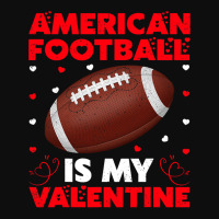 American Football Is My Valentine 13 Football Player Crop Top | Artistshot