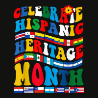 National Hispanic Heritage Month Celebration Latin Flags Scorecard Crop Tee | Artistshot