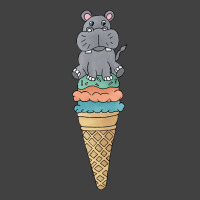 Hippo T  Shirt Cute Hippo On An Ice Cream Cone T  Shirt Vintage T-shirt | Artistshot