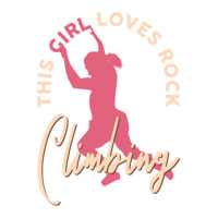 Rock Climber Boulder This Girl Loves Rock Climbing Sticker | Artistshot