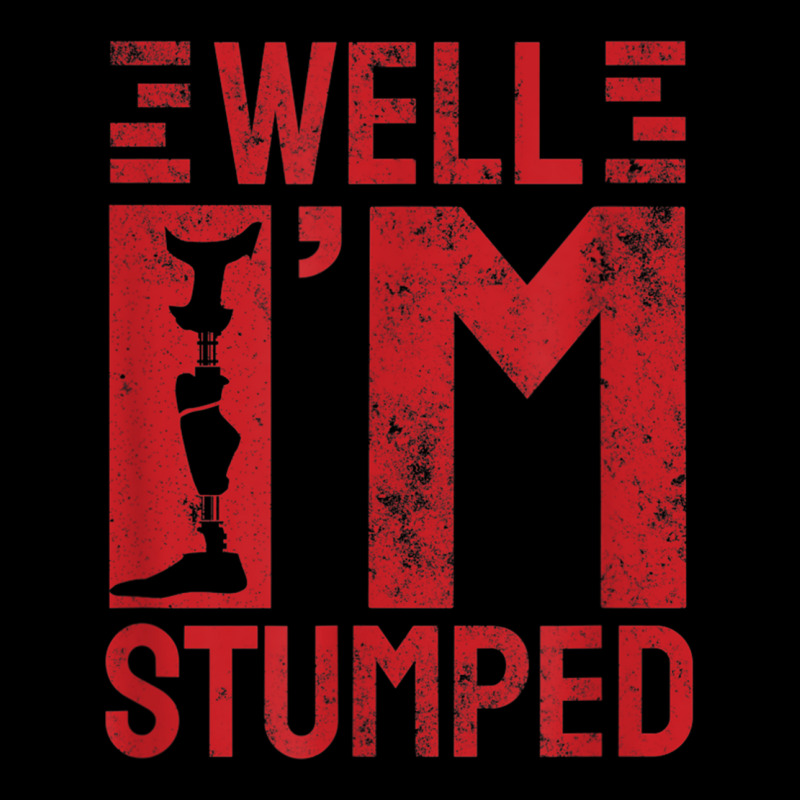 Funny Well I'm Stumped Prosthetic Leg Amputee T Shirt Men's Long Sleeve Pajama Set by cm-arts | Artistshot