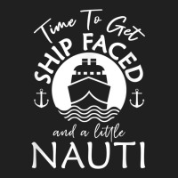 Time To Get Ship Faced And A Little Nauti   Cruise Ship T Shirt Ladies Polo Shirt | Artistshot