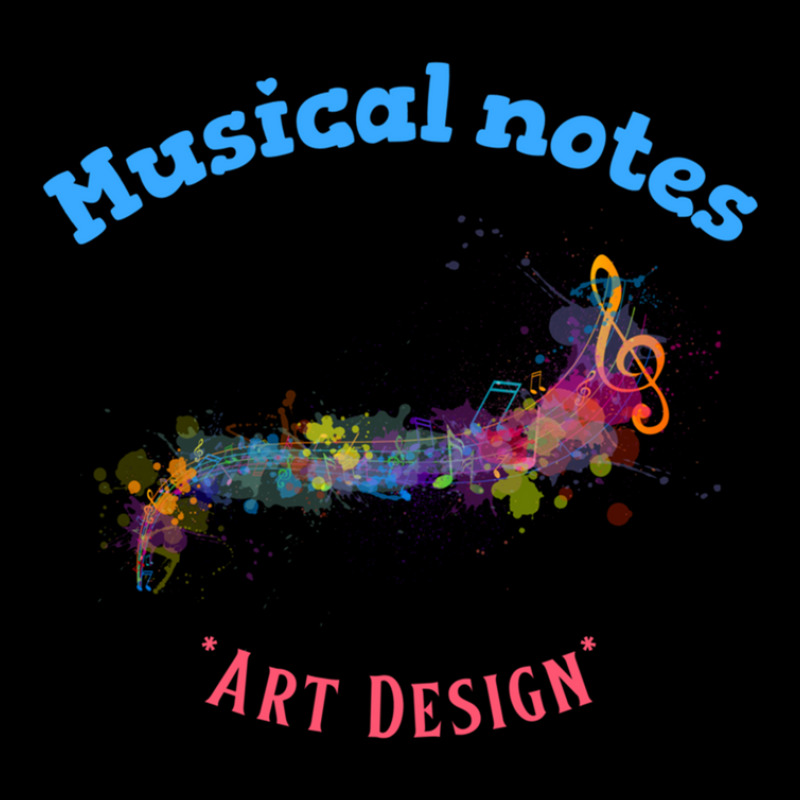 Musical Notes Art Design Kids Cap by cm-arts | Artistshot