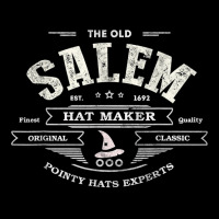 Funny Olde Salem Hatter Witch Hat Maker Co Milliner Company T Shirt V-neck Tee | Artistshot