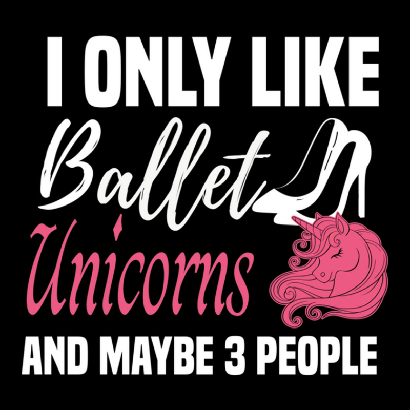 I Only Like Ballet Unicorns And Maybe 3 People   Cute Girly Ballet Dan Zipper Hoodie by cm-arts | Artistshot