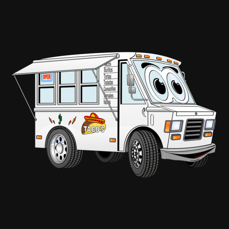 Taco Mini Van Cartoon Metal Print Square by MarkGoulas | Artistshot