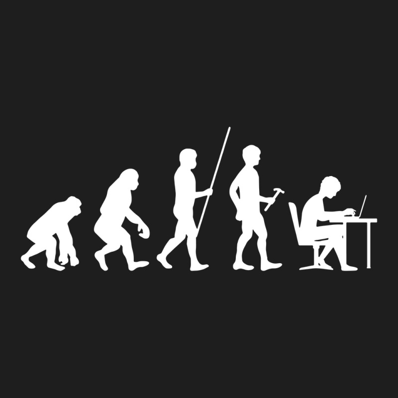 Human Evolution Computer Nerd Classic T-shirt | Artistshot