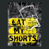 The Simpsons Bart Simpson Eat My Shorts Graffiti T Shirt Women's Triblend Scoop T-shirt | Artistshot