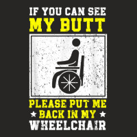 Wheelchair Handicap Amputee Disability Paraplegic T Shirt Ladies Fitted T-shirt | Artistshot