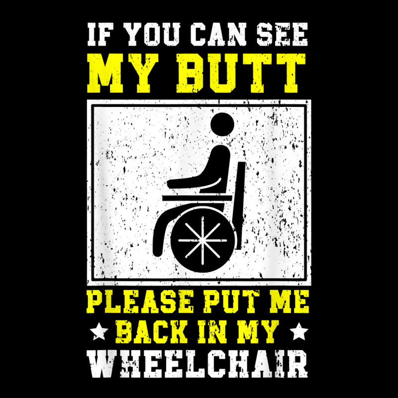 Wheelchair Handicap Amputee Disability Paraplegic T Shirt Cropped Hoodie by cm-arts | Artistshot