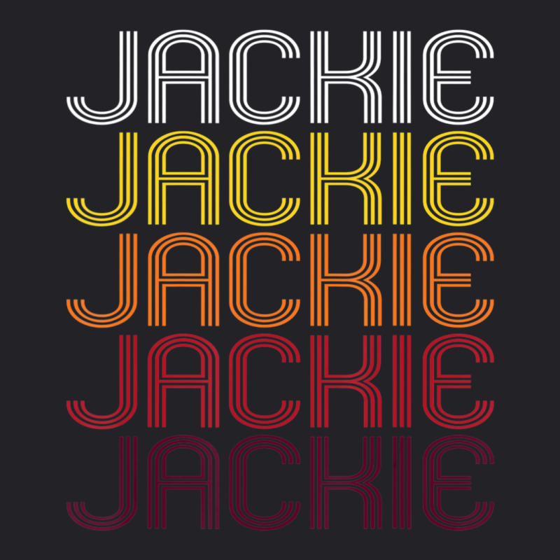 Jackie Retro Wordmark Pattern Vintage Style Youth Tee | Artistshot