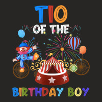 Tio Of The Birthday Boy Ringmaster Circus Birthday Party T Shirt Ladies Fitted T-shirt | Artistshot