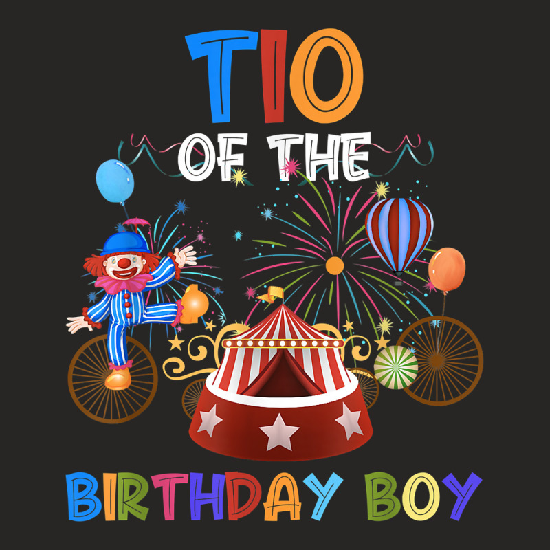 Tio Of The Birthday Boy Ringmaster Circus Birthday Party T Shirt Ladies Fitted T-Shirt by cm-arts | Artistshot