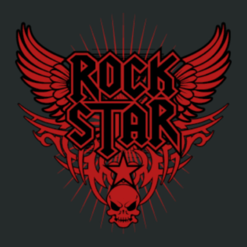 Rock Star Women's Triblend Scoop T-shirt by MickeyRobison | Artistshot