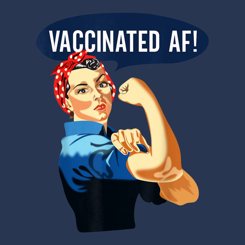 Vaccinated Af Shirt Pro Vaccine Vaccinated Rosie The Riveter T Shirt Men Denim Jacket by cm-arts | Artistshot