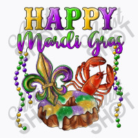 Happy Mardi Gras Fleur De Lis King Cake Crawfish T-shirt | Artistshot