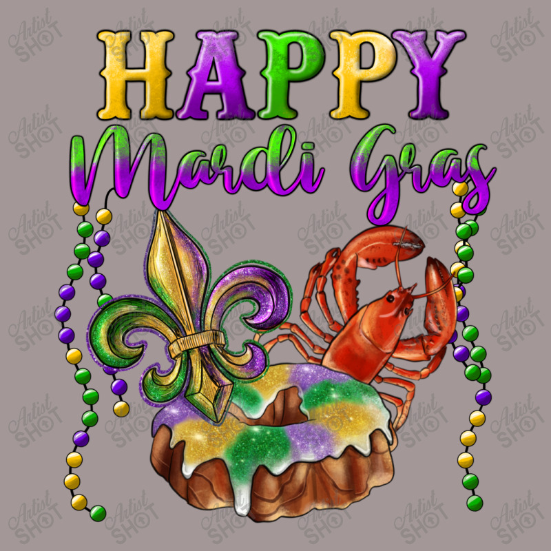 Happy Mardi Gras Fleur De Lis King Cake Crawfish Vintage Short | Artistshot