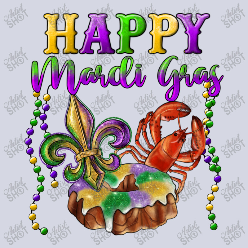 Happy Mardi Gras Fleur De Lis King Cake Crawfish Fleece Short | Artistshot