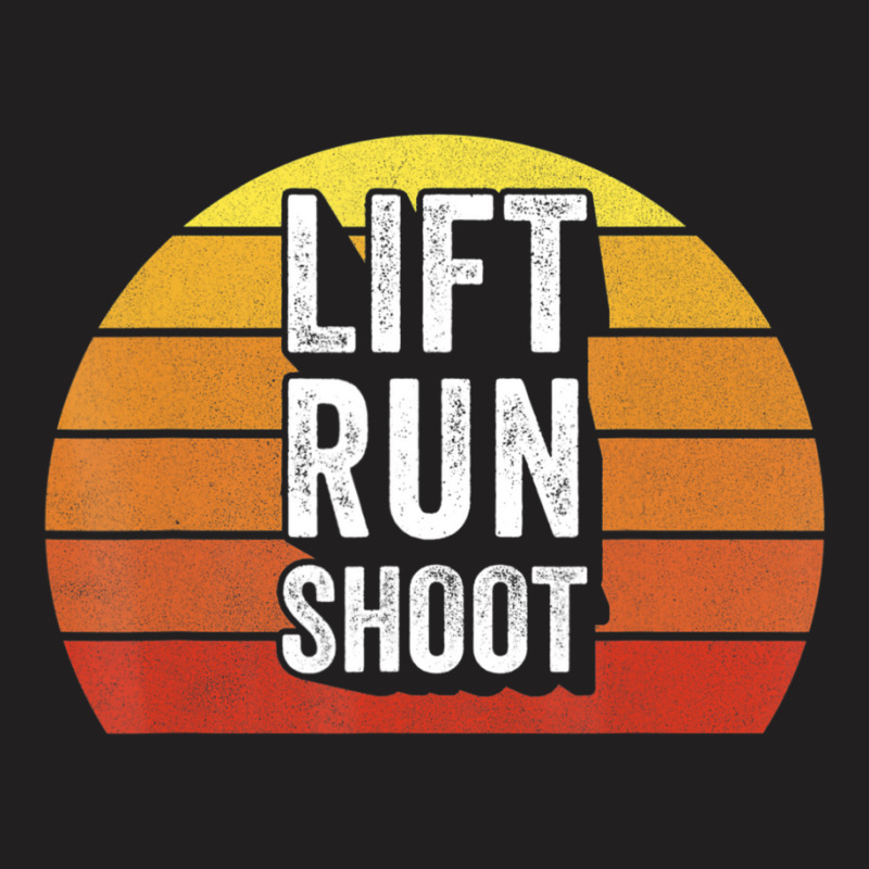 Retro Lift Run Shoo Fitness Gym Workout Vintage T-Shirt by Adcock Salmon | Artistshot