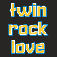 Twin, Rock, Love (virgin Islands) T Shirt Ladies Fitted T-shirt | Artistshot