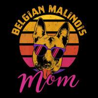 Womens Belgian Malinois Mom Funny Retro Style Dog Owner Men's 3/4 Sleeve Pajama Set | Artistshot