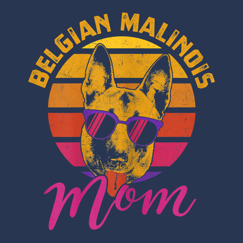 Womens Belgian Malinois Mom Funny Retro Style Dog Owner Men Denim Jacket by LilaFrancine | Artistshot