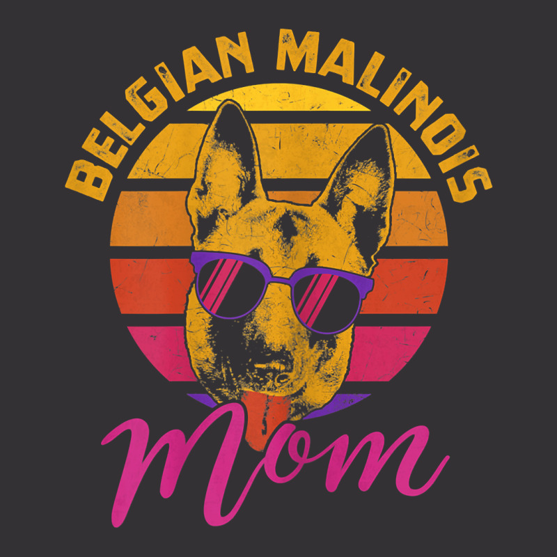 Womens Belgian Malinois Mom Funny Retro Style Dog Owner Vintage Short by LilaFrancine | Artistshot