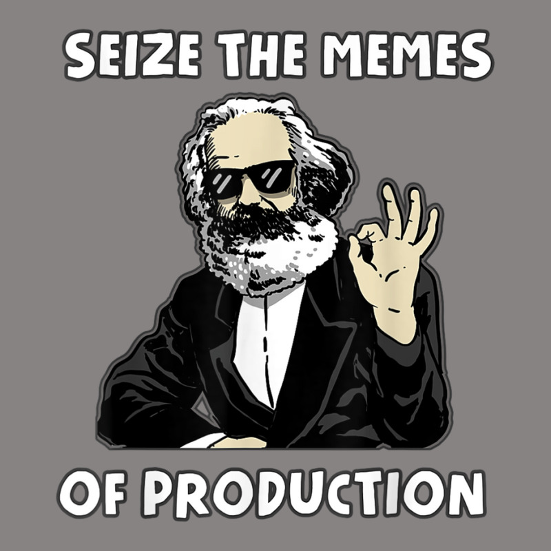 Seize The Memes Of Production Funny Karl Marx Communist Meme Adjustable Cap by xodagahewe | Artistshot