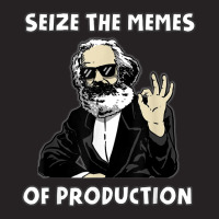 Seize The Memes Of Production Funny Karl Marx Communist Meme Vintage Cap | Artistshot