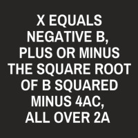 Math Teacher Quadratic Formula Ladies Fitted T-shirt | Artistshot