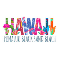 Tropical Punaluu Black Sand Beach Hawaii Product T Shirt Youth Zipper Hoodie | Artistshot