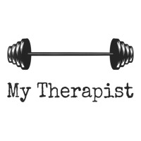 My Therapist Funny Workout Working Out Weightlifting Gym Pun Men's T-shirt Pajama Set | Artistshot