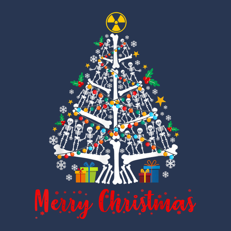 Christmas Tree Skeleton Xmas Radiology Radiologist T-shirt Ladies Denim Jacket by cm-arts | Artistshot