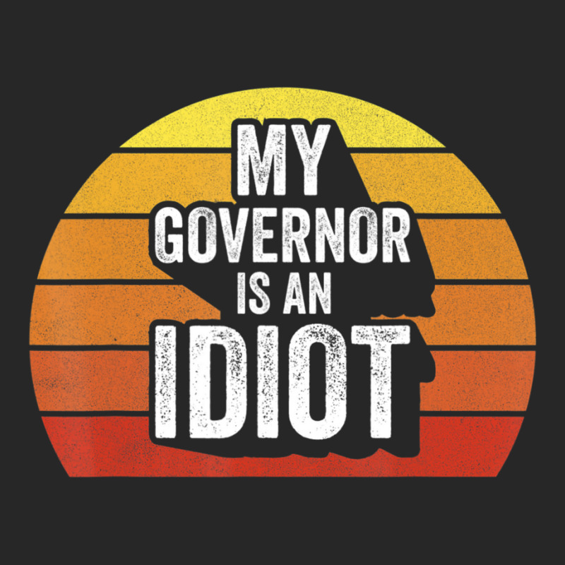 Retro My Governor Is An Idio Sarcastic Politics Men's T-shirt Pajama Set | Artistshot