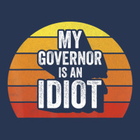 Retro My Governor Is An Idio Sarcastic Politics Men Denim Jacket | Artistshot