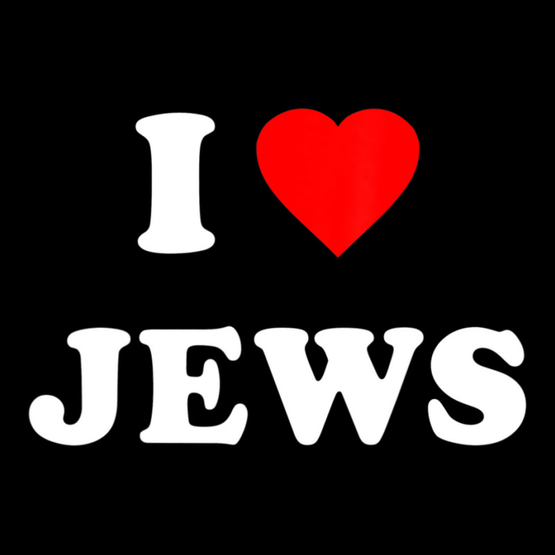 I Love Jews Zipper Hoodie by Mata Gibson | Artistshot