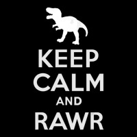 Keep Calm And Rawr T-rex Dinosaur Maternity Scoop Neck T-shirt | Artistshot