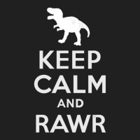 Keep Calm And Rawr T-rex Dinosaur Ladies Polo Shirt | Artistshot