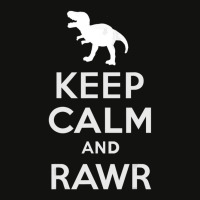 Keep Calm And Rawr T-rex Dinosaur Scorecard Crop Tee | Artistshot