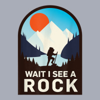 Wait I See A Rock   Geology Geologist T Shirt Tank Dress | Artistshot