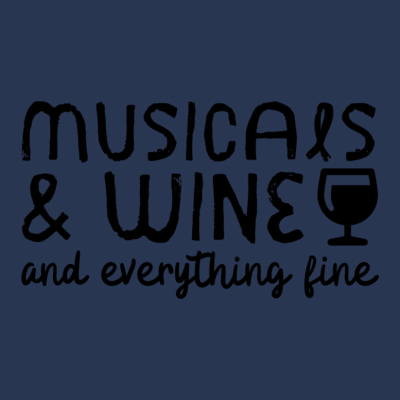 Musicals And Wine And Everything Fine 1 Men Denim Jacket | Artistshot