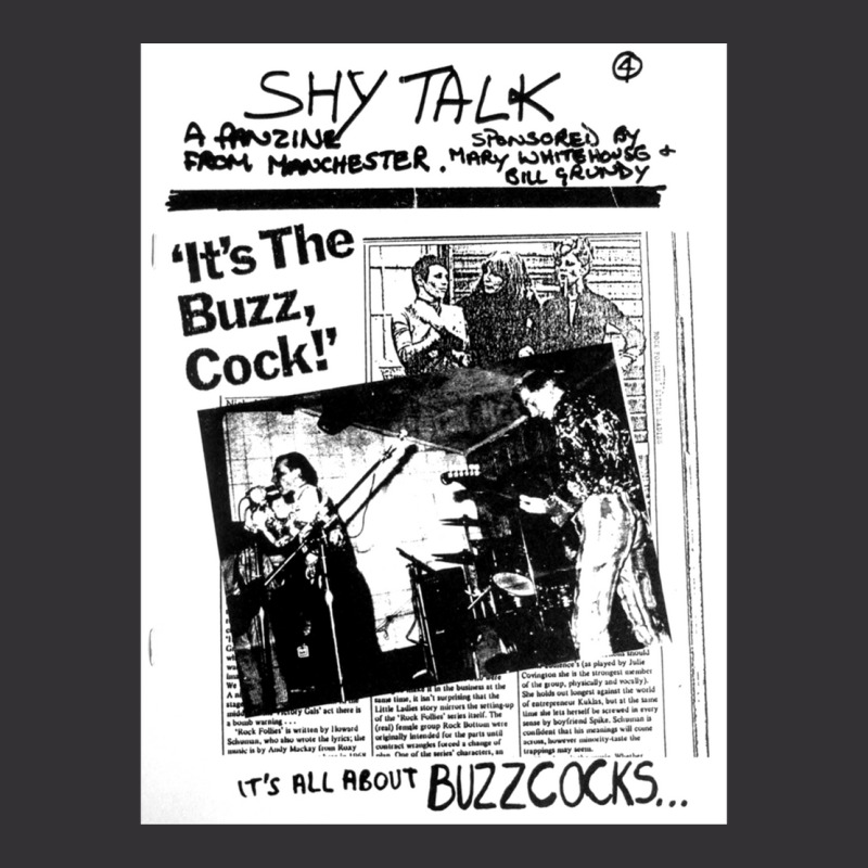 Shytalk 4 Fanzine Buzzcocks Manchester Punk Brass Tacks '77 Vintage Short | Artistshot