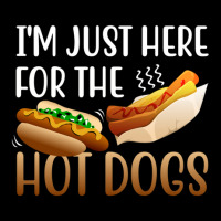 I'm Just Here For The Hot Dogs Funny Fast Food Gift Sausages In Bun Kids Cap | Artistshot