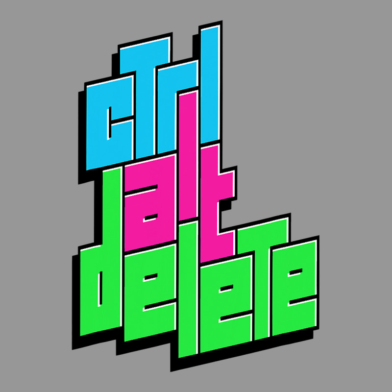 Funny Pc Nerd Ctrl Alt Del Tee  Control Alt Delete Women's V-Neck T-Shirt by badieu97 | Artistshot